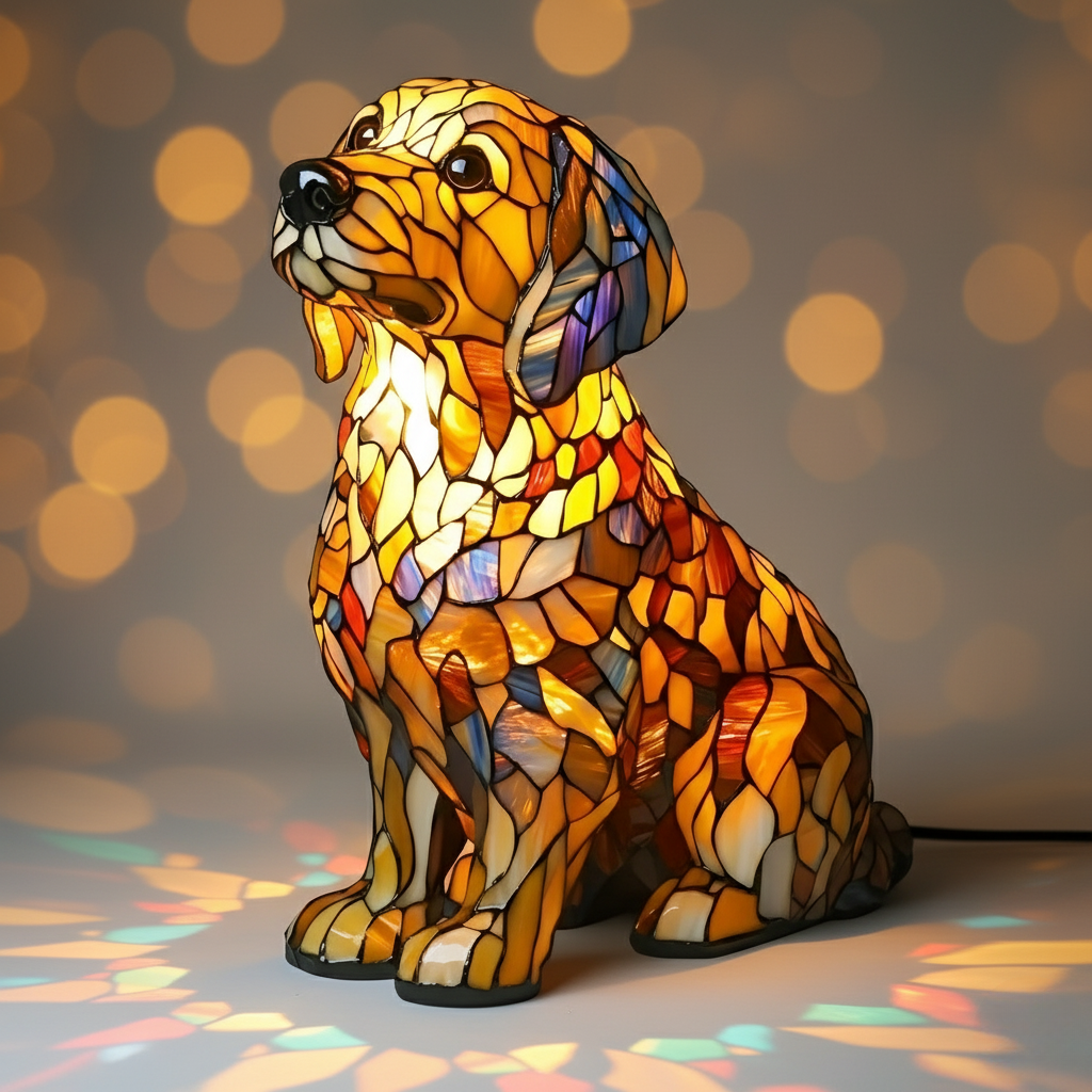 Buddy – Golden Retriever-lampa