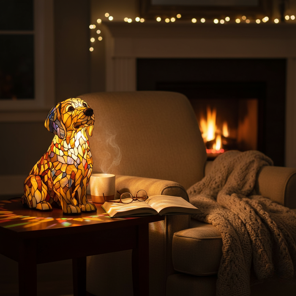 Buddy – Golden Retriever-lampa