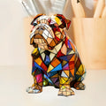 Elegant Bulldogg – Konstnärlig Figur
