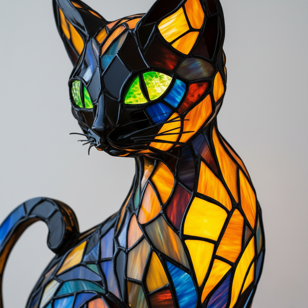 Graciös Katt – Konstnärlig Figur
