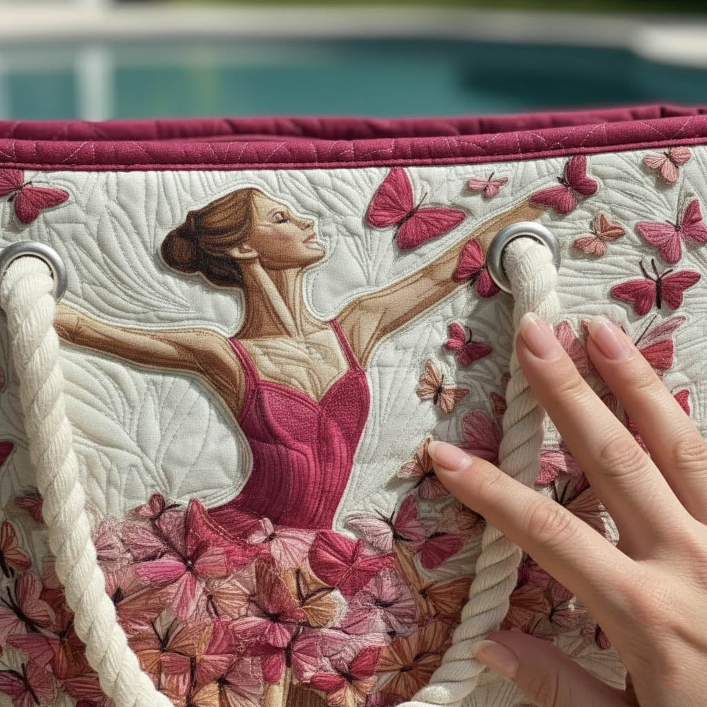 Handgjord Strandväska – Ballerina