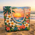 Handgjord Strandväska – Tropical Breeze