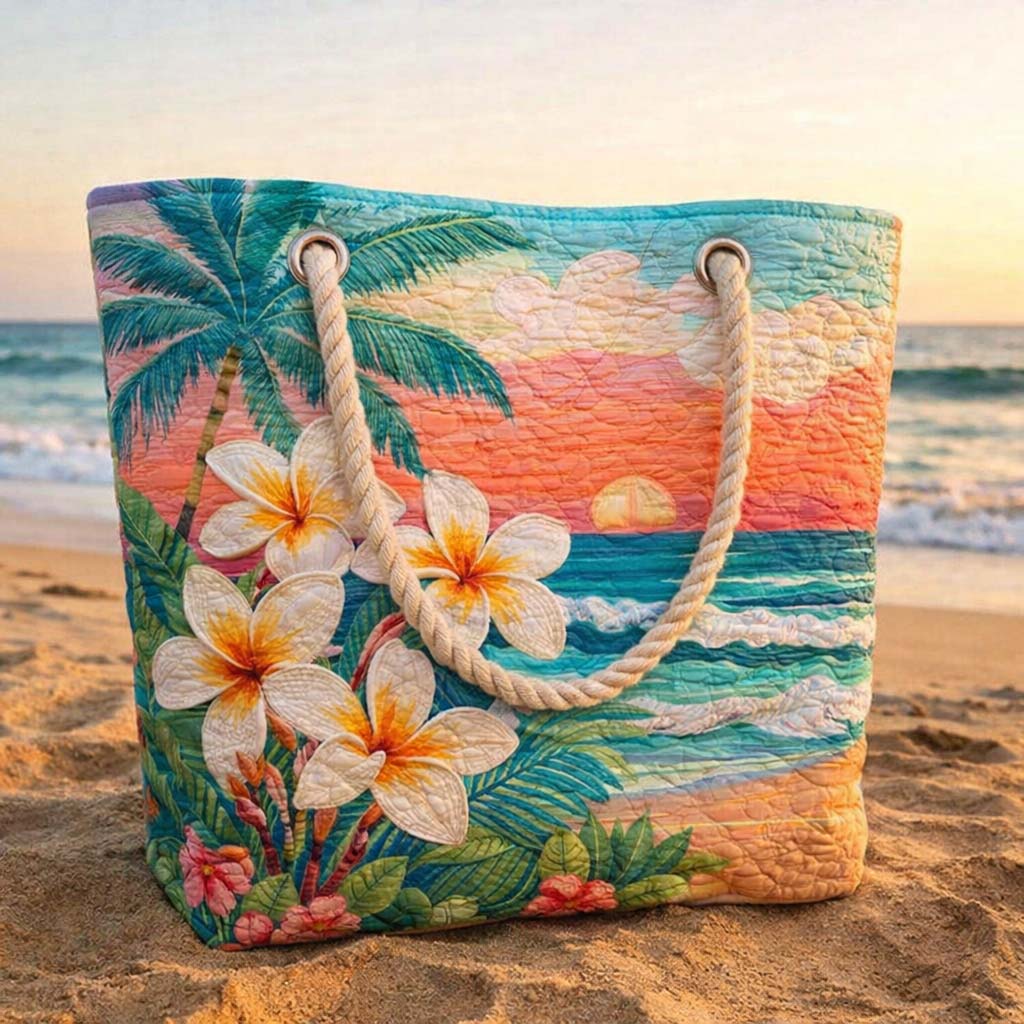 Handgjord Strandväska – Tropical Spirit
