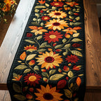 Kviltad Bordslöpare – Autumn Sunflowers