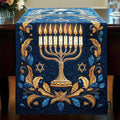 Kviltad Bordslöpare – Illuminated Menorah