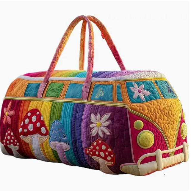 Kviltad Resväska – Premium Bohemian Style