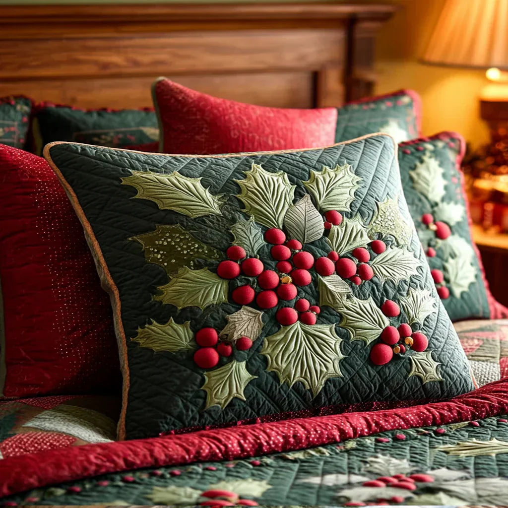 Kviltat Kuddfodral – Holly