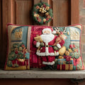 Kviltat Kuddfodral – Santa Claus Heartwarming