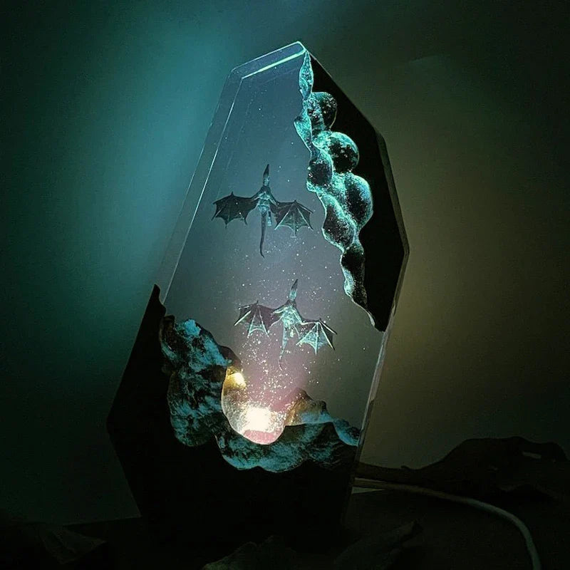Resinlampa — Draken ur Djupet
