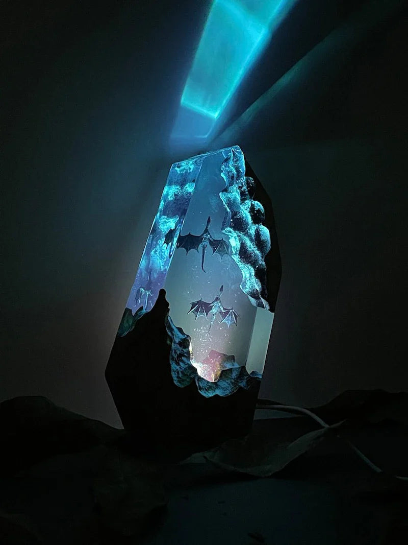 Resinlampa — Draken ur Djupet
