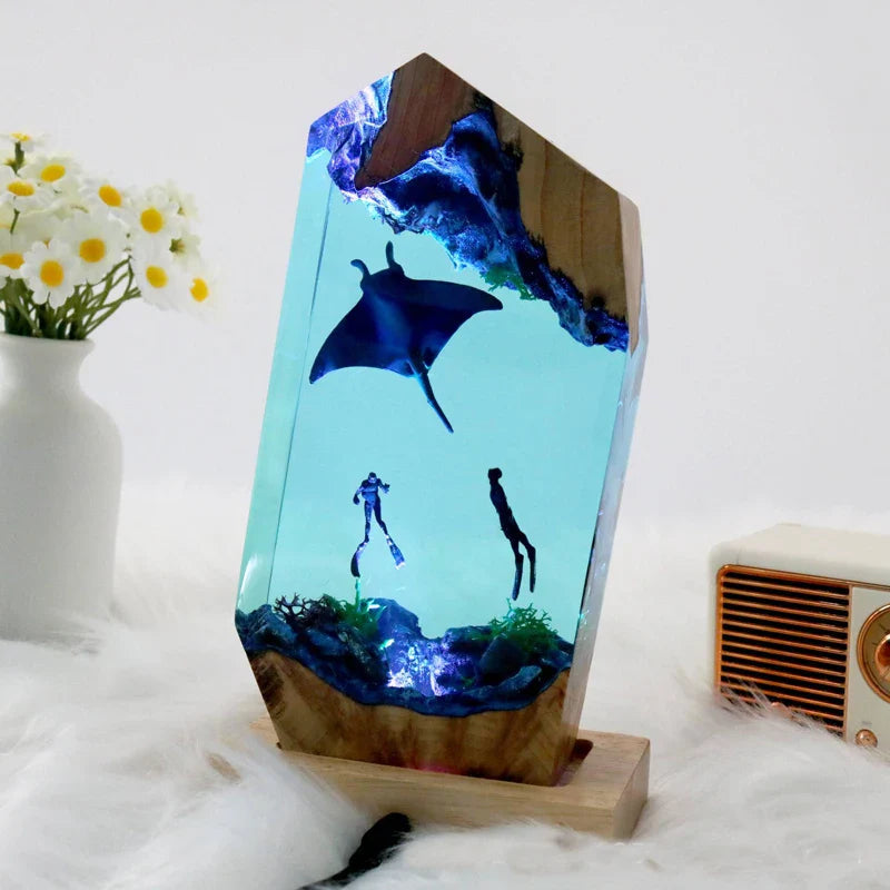 Resinlampa — Manta