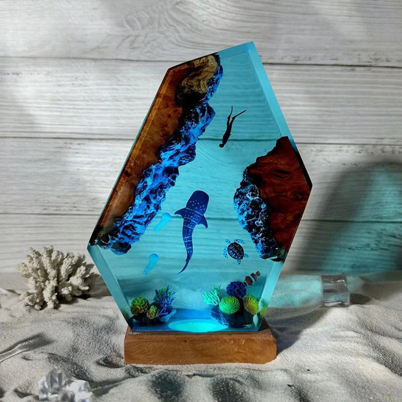 Resinlampa — Marianergraven