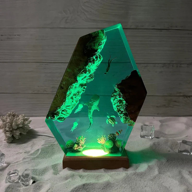 Resinlampa — Marianergraven