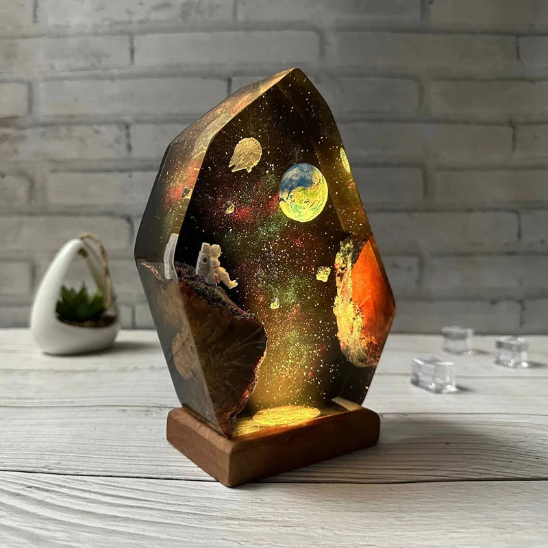 Resinlampa — Månstenar
