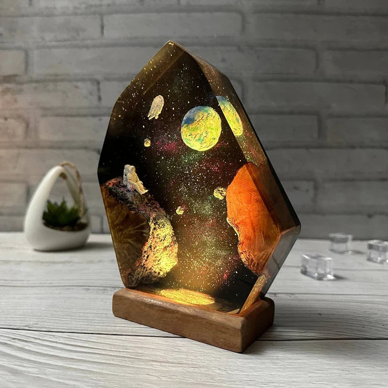 Resinlampa — Månstenar
