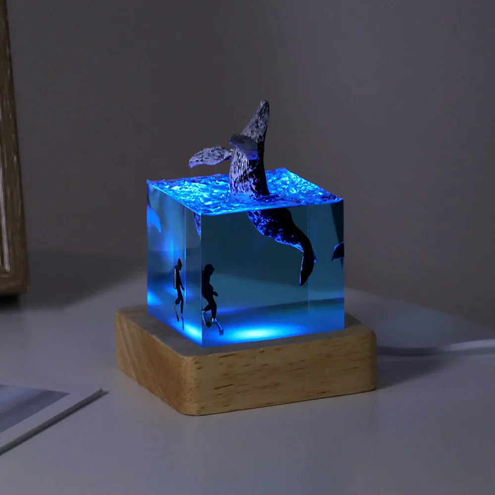 Ljuskub i Resin — Havets Liv