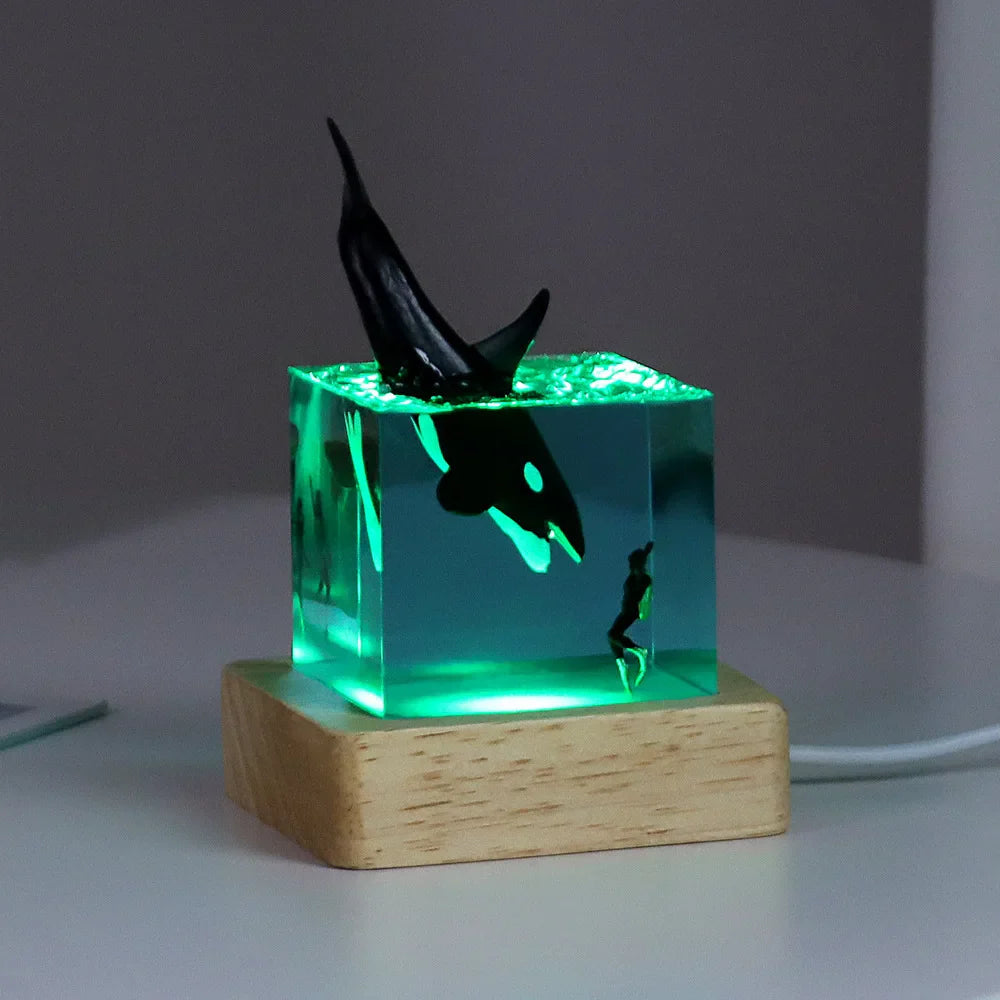 Ljuskub i Resin — Havets Liv