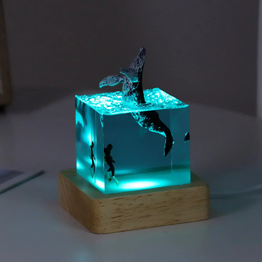Ljuskub i Resin — Havets Liv