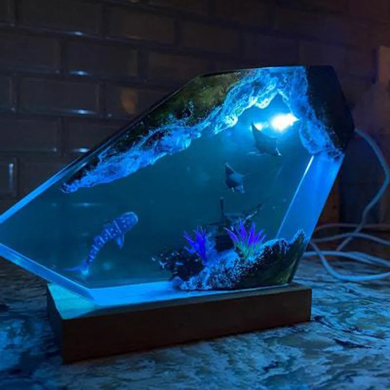 Resinlampa — Vrakets Värld