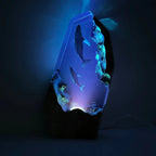 Resinlampa — Valar sedda Underifrån
