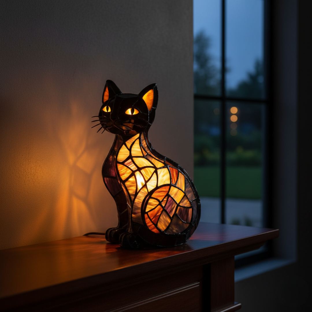 Strålande Katt vid Midnatt – Figur
