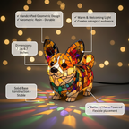 Strålande Corgi – Konstnärlig Figur