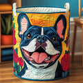 Tvättkorg – Bloomy Frenchie Smile