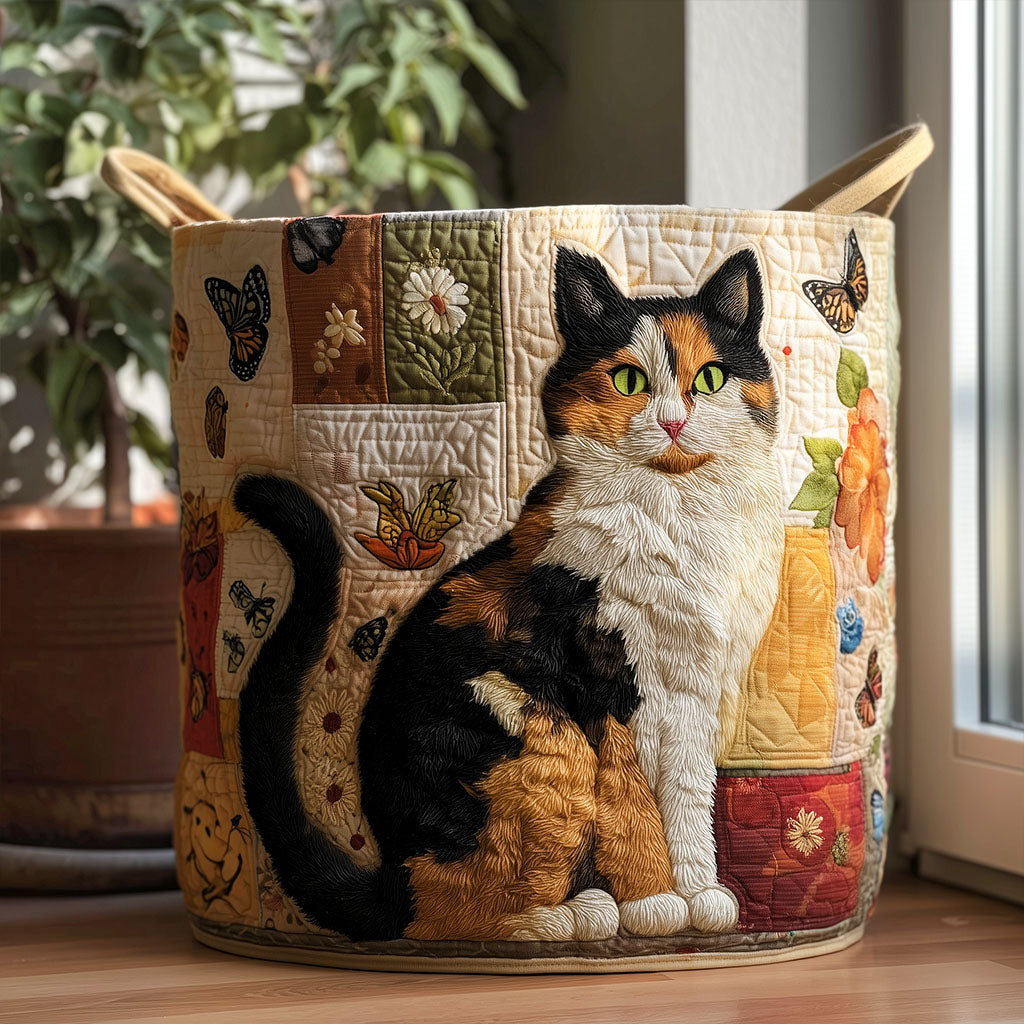 Tvättkorg – Cottage Cat Dreams