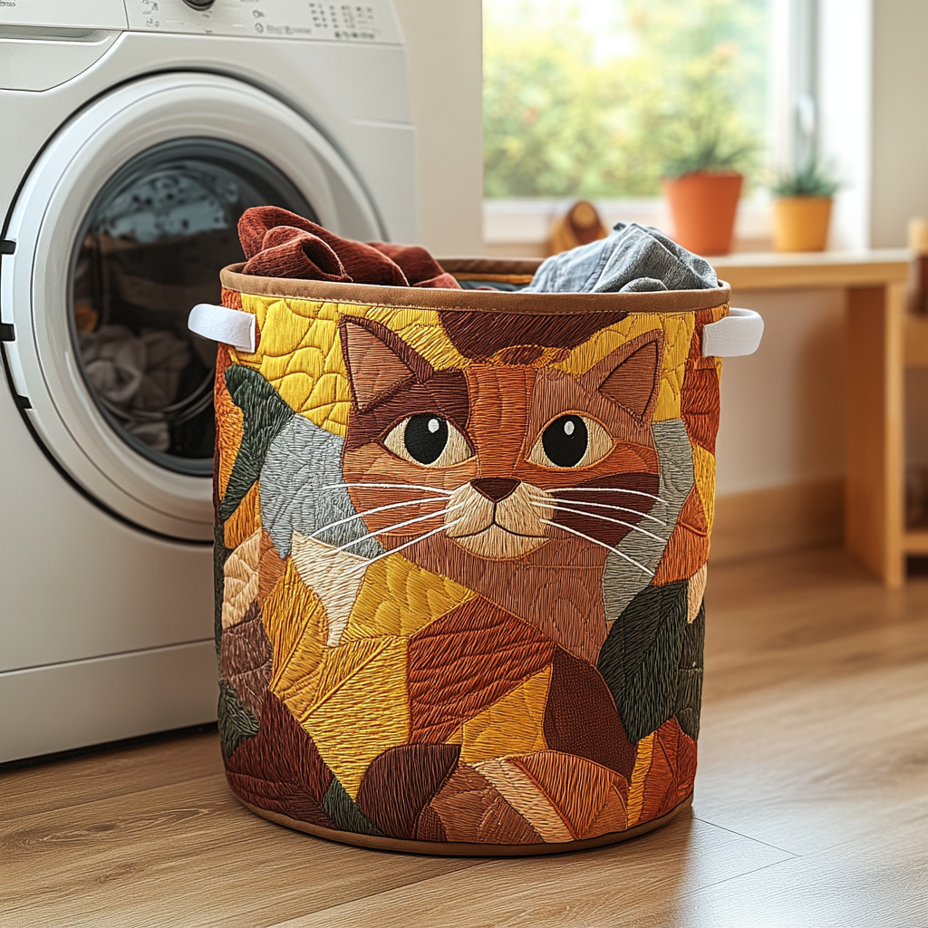 Tvättkorg – Cozy Cat