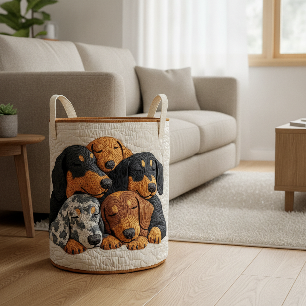 Tvättkorg – Dachshund Dream