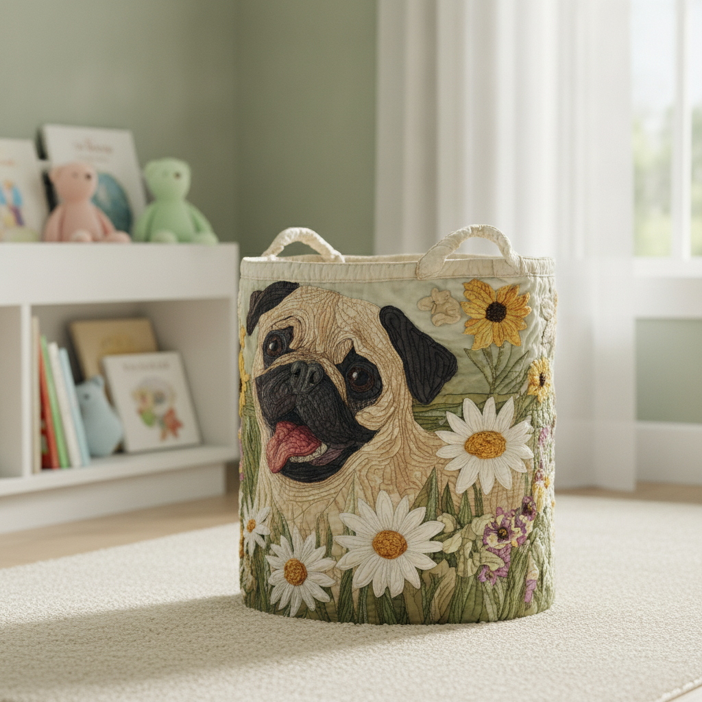Tvättkorg – Daisy Pug