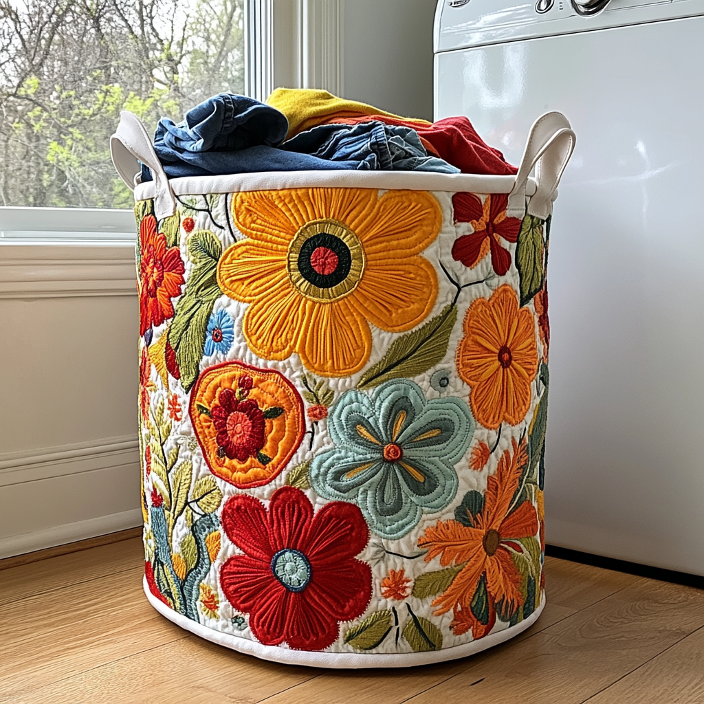 Tvättkorg – Floral Joy