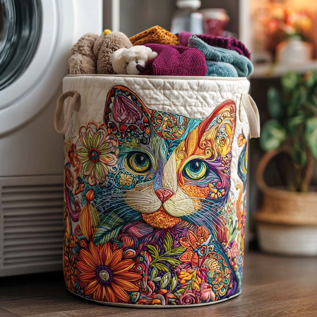 Tvättkorg – Happy Meow