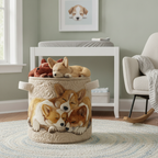 Tvättkorg – Holiday Corgi Dreams