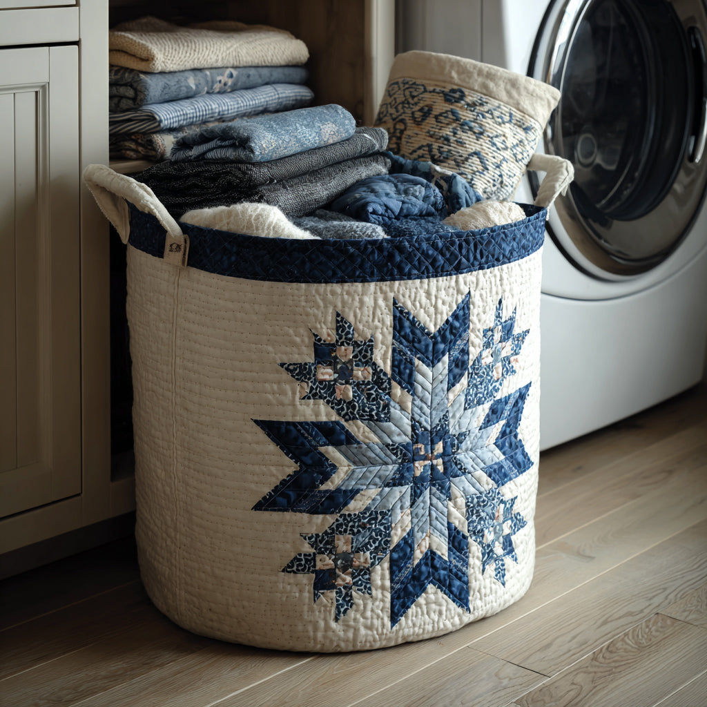 Tvättkorg – Icefall Snowflake Star