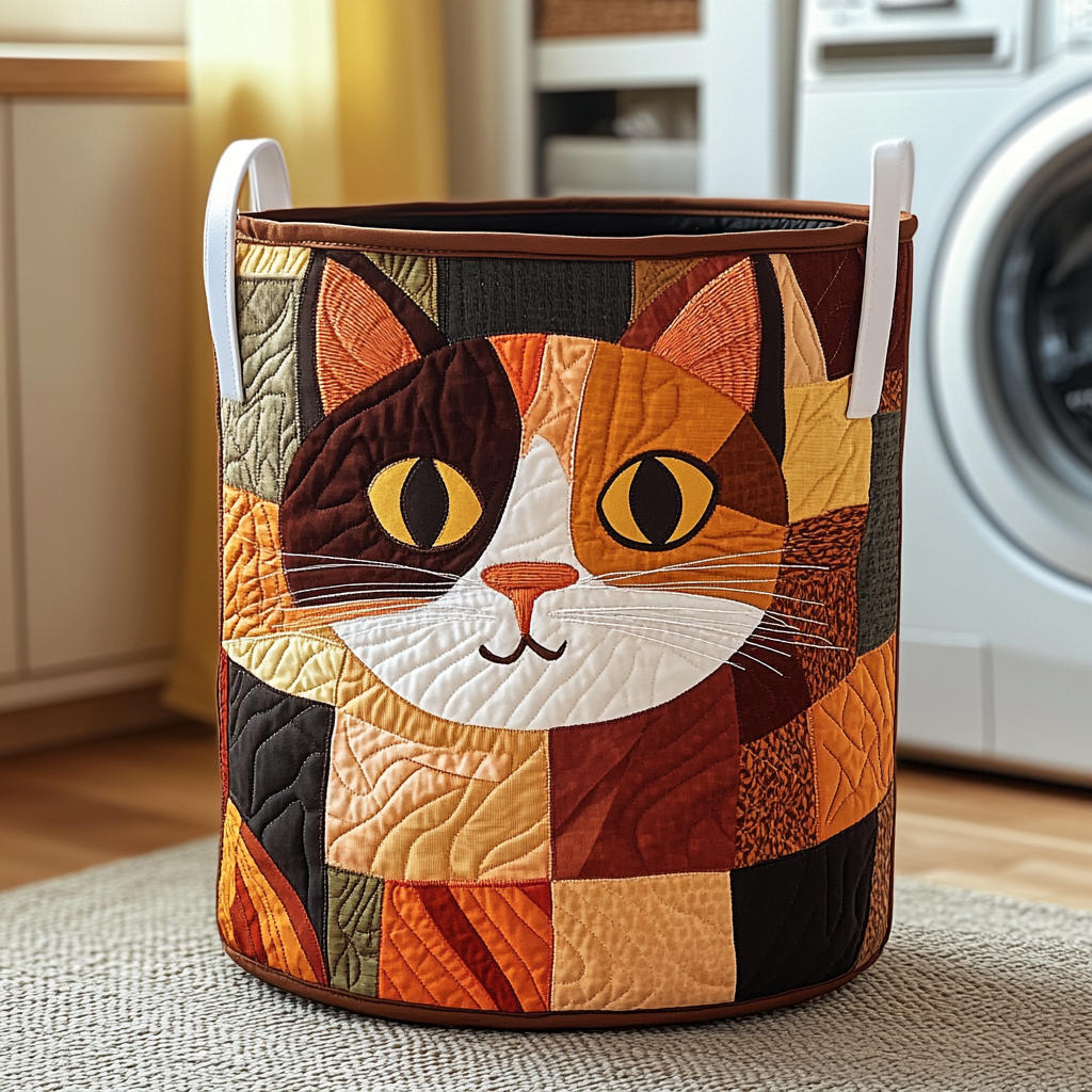 Tvättkorg – Patchy Cat