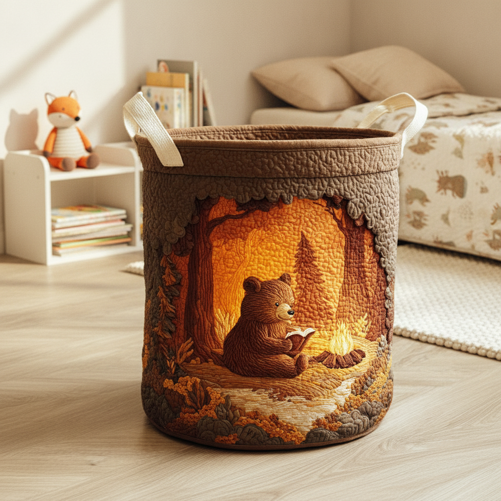 Tvättkorg – Reading Bear