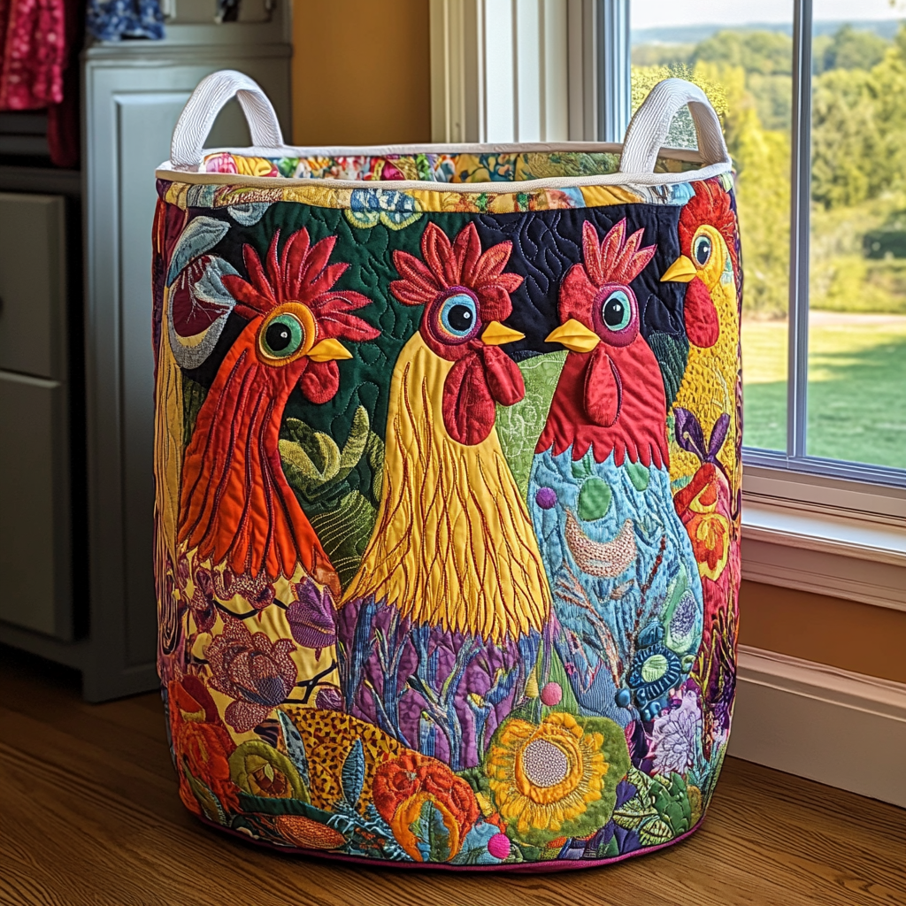 Tvättkorg – Rooster Parade