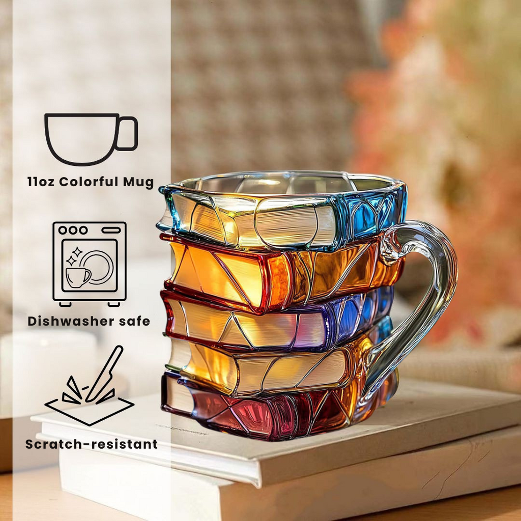 Handgjord 3D Bokmugg – Unik Present