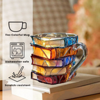Handgjord 3D Bokmugg – Unik Present