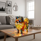 Livlig Pomeranian – Konstnärlig Figur
